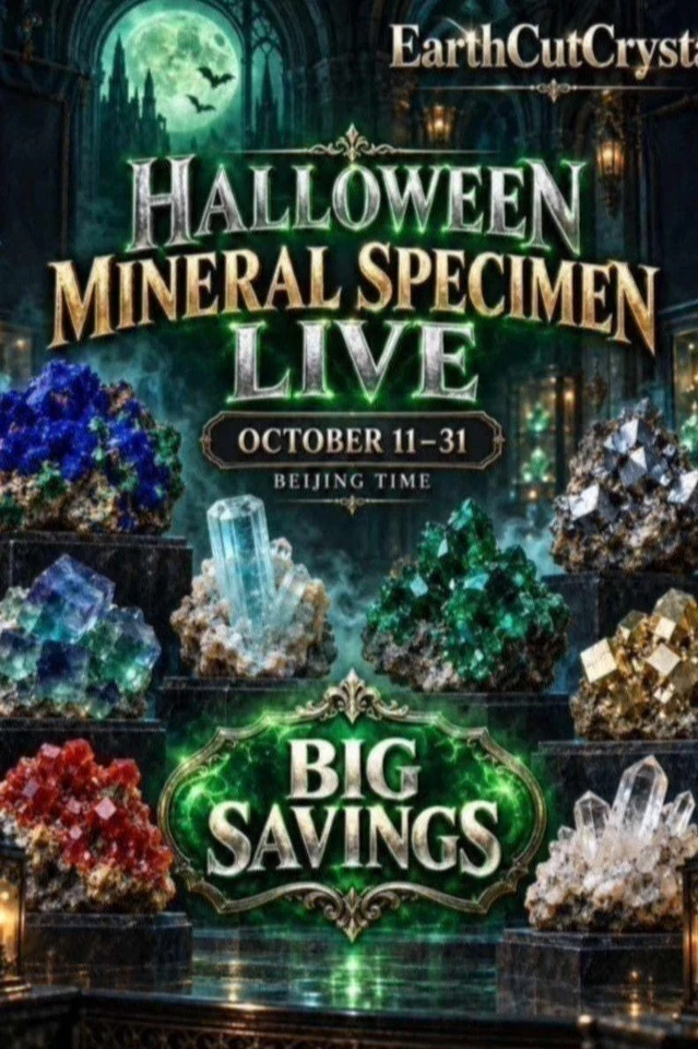 High End Specimen Live Auction🔥Rare UV Mineral 💚 Free shipping✈️