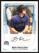 2011 Bowman Prospects #BP34 Ben Paulsen Prospects