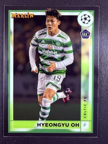2022-23 Merlin Chrome UEFA Club Competitions #36 Hyeongyu Oh RC Rookie Celtic