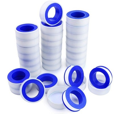 30 Pack 1/2'' Teflon Tape Thread Seal Plumbing Pipe Waterproof 394 Inch