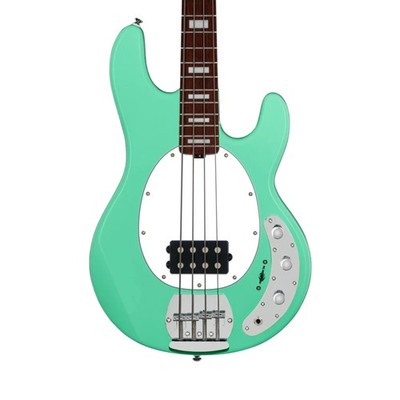 Sterling StingRay Plus RAY4X 4-String Bass, Jatoba Fingerboard, Seafoam Green
