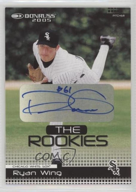 2005 Donruss The Rookies 2004 Auto Ryan Wing #17 Auto 0v1