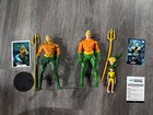 Lot Of 2 McFarlane Toys DC Multiverse Endless Winter  Aquaman & Classic Digital