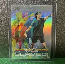 2024 Topps Chrome - Served! Andrey Rublev #SER-AR (RC)