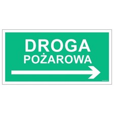 SIGN-AC078 Fire Path Right 40 x 20 cm AC078_400x200_HP