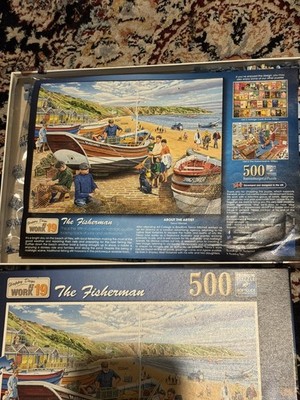 RAVENSBURGER DER FISCHER 500 TEILE PUZZLE Neu mit Mängeln. 