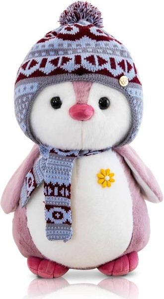 Kuscheltier Pinguin PlüSchtier Rosa 20Cm Schmusetier Zum Kuscheln Spielen Kinder-image