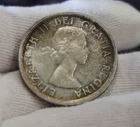 1955 Canada Unc Silver Dollar Original Toning
