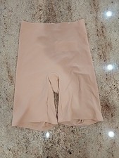 New Women's SPANX 40046r Beige Fit To You Mid-thigh Short One Size
