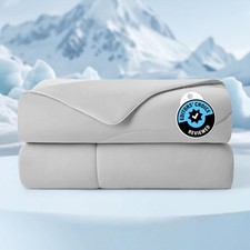 Cozy Bliss Cooling Comforter Queen Size Cooling Blankets For Hot Sleepers And