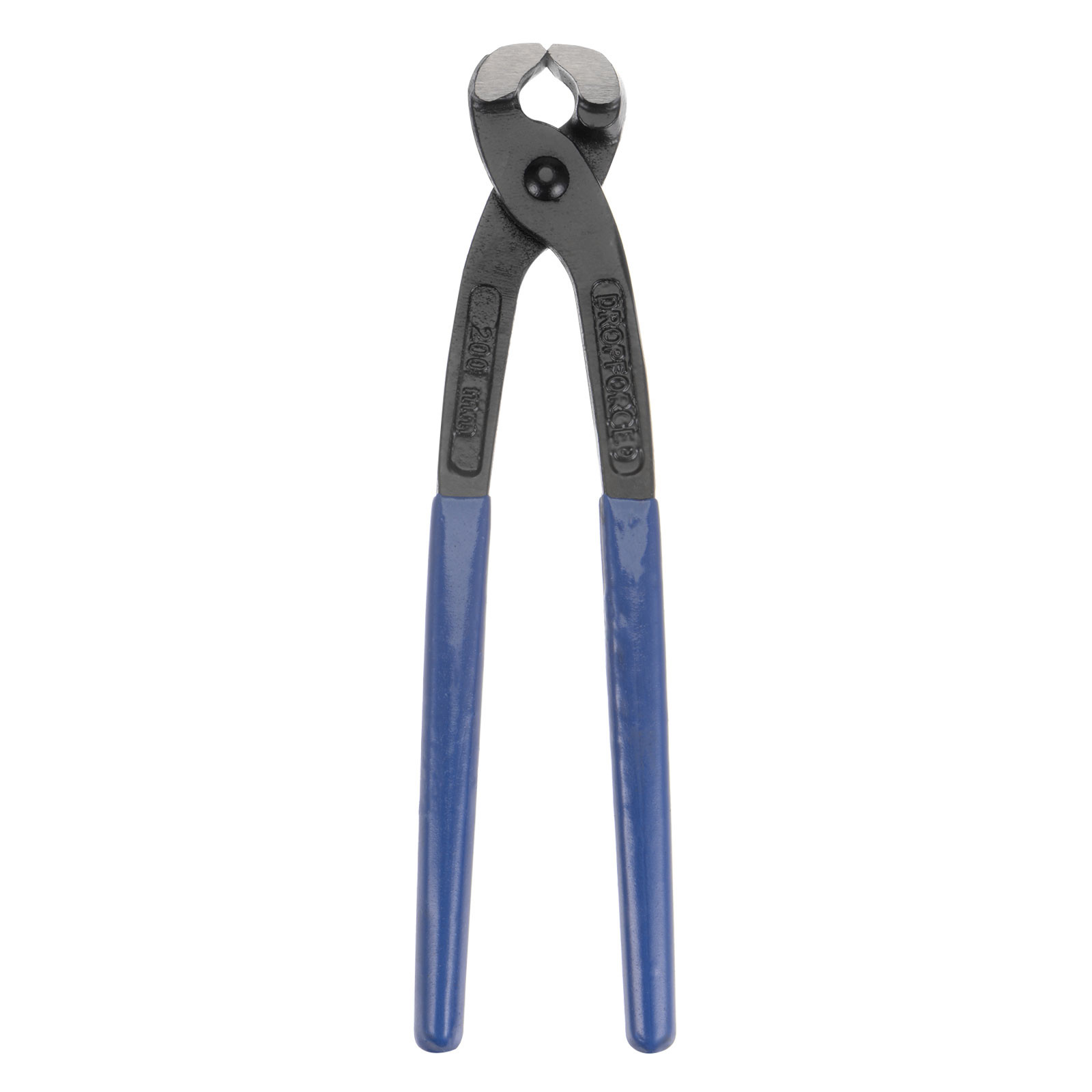 9-Inch End Cutting Pliers with Blue Handle for Nails and Concrete