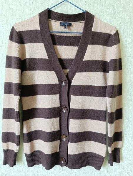 Women Daniel Hechter Sweater Black Angora 36