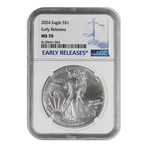 2024 American Silver Eagle NGC MS-70 Early Releases