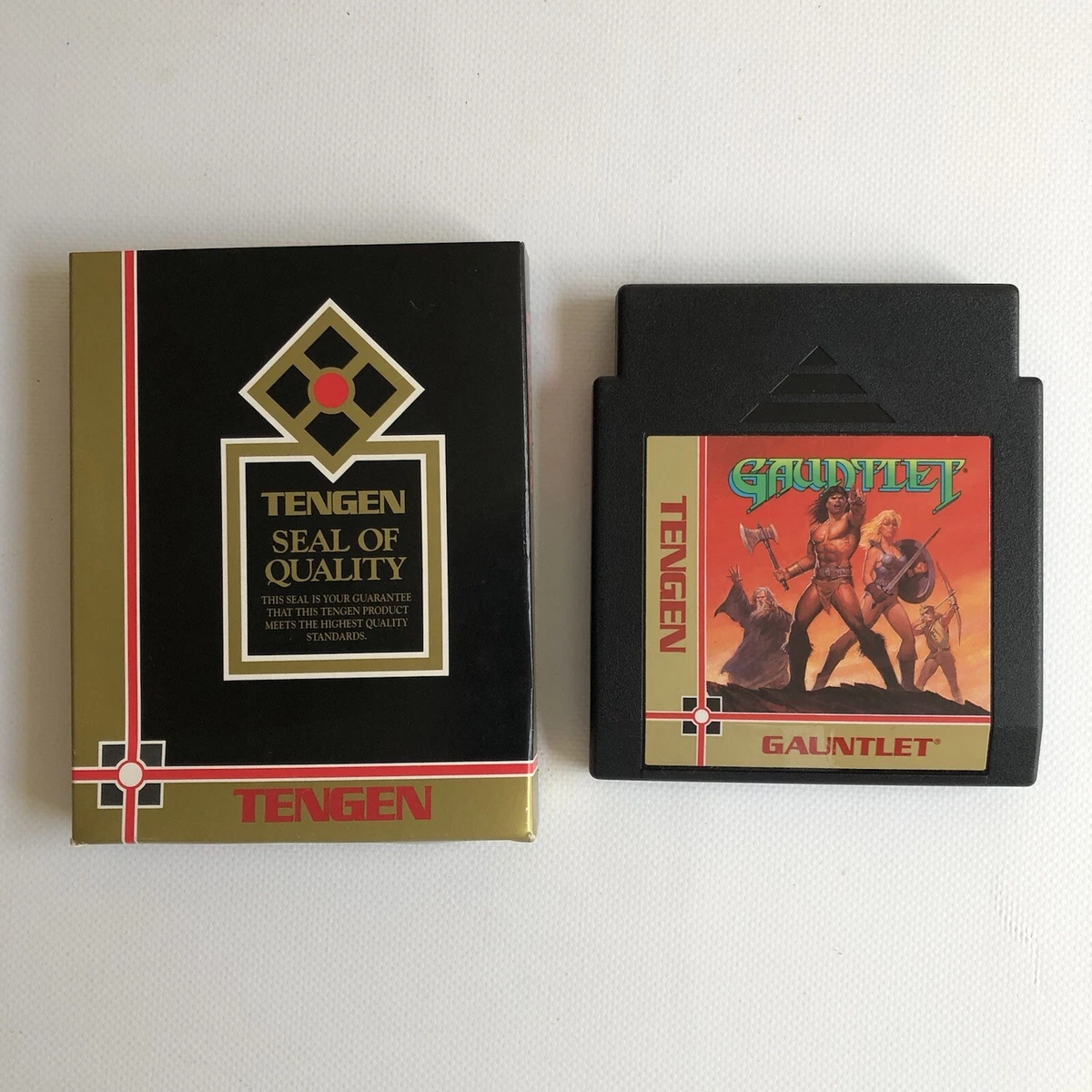Vintage Gauntlet Nintendo NES Game Cartridge Tengen With Box eBay
