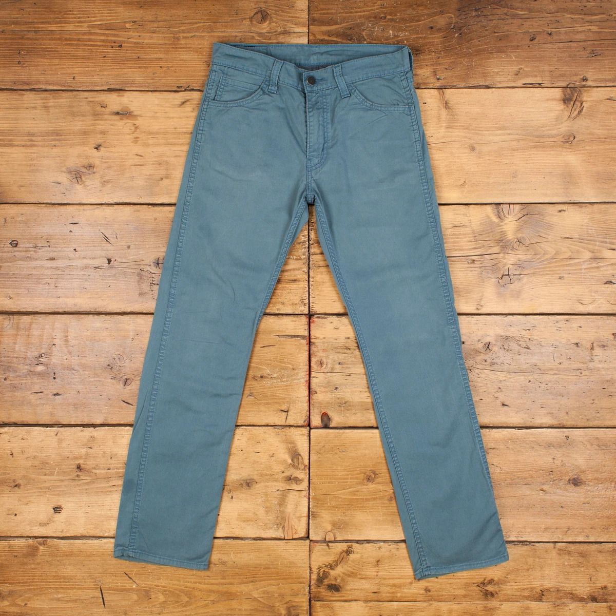 Vintage Levi s Chino Pants Trousers 30x32 513 Black Tab Mens