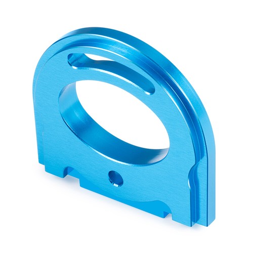 FLYXM RC 1/10 Alloy Blue Motor Mount for Tamiya TT-02 TT02 Hop up Upgrades 1Pc - Picture 5 of 7