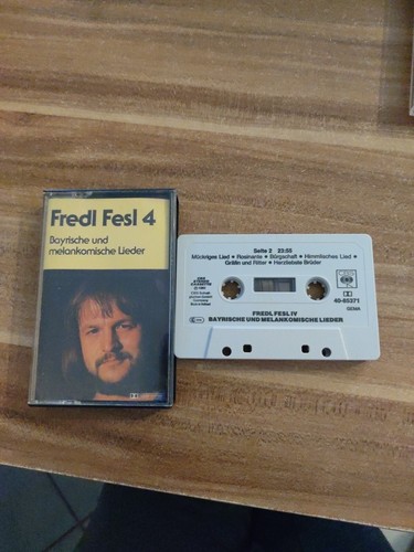 Fredl Fesl 4 Bayrische Und Melankomische Lieder MC Kassette Musik Tape