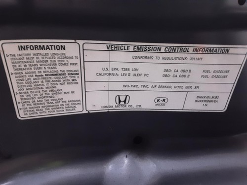 Used Ignition Switch fits: 2011 Honda Fit AT Grade A - Picture 12 of 18