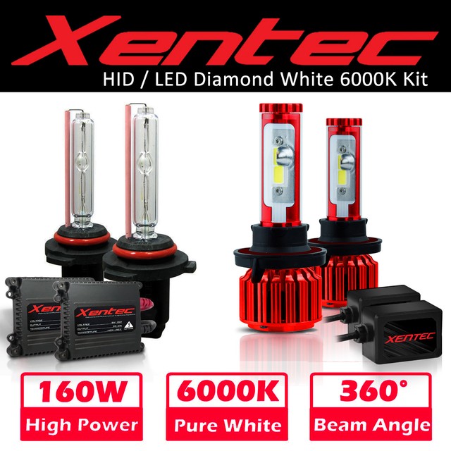 Xentec Xenon Light HID LED Headlight Kit H1 H10 9007 H7 894 H8 H4 9012