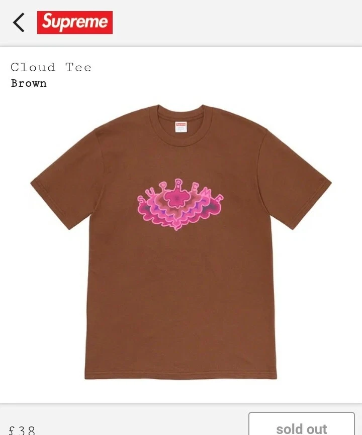 SUPREME CLOUD TEE 'DS' flambant neuf dans son emballage d'origine ***offres***Livraison gratuite