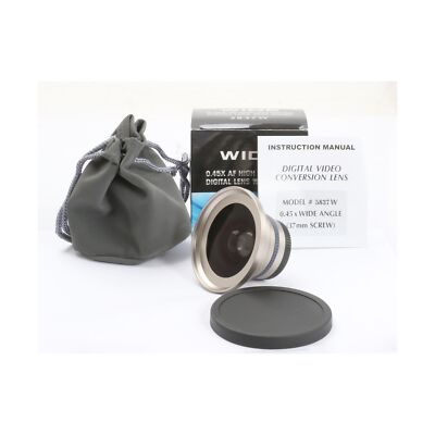 WIDE 37 mm Video Conversion 0,45x Wide Angle Lens Macro 5837W + NEU (269145)