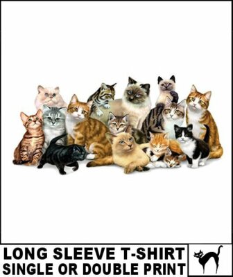 PERSIAN SIAMESE HIMALAYAN TABBY SHORTHAIR LONGHAIR CAT KITTEN BREED T-SHIRT A724