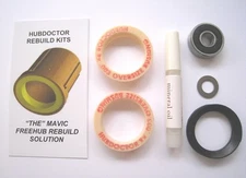 HUBDOCTOR "SUPER"  REPLACEMENT BUSHINGS MAVIC FREEHUBS .000 AND .003 OVERSIZED