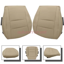 For 2011-2016 Jeep Grand Cherokee Front Bottom Perforated Leather Seat Cover Tan