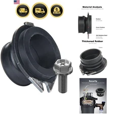 Garbage Disposal Parts Flex Coupler Replacement for InSinkErator Black