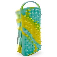 Hair Scalp Massager Shampoo Brush, 2 in 1 Silicone Body Scrubber Double Sided