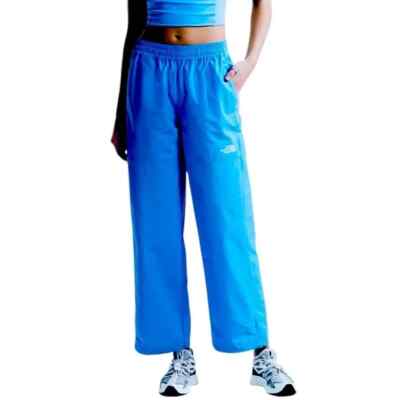 NWT! Womens North Face TNF Nylon Easy Pants sz XS Optic Blue Relaxed Fit Pockets