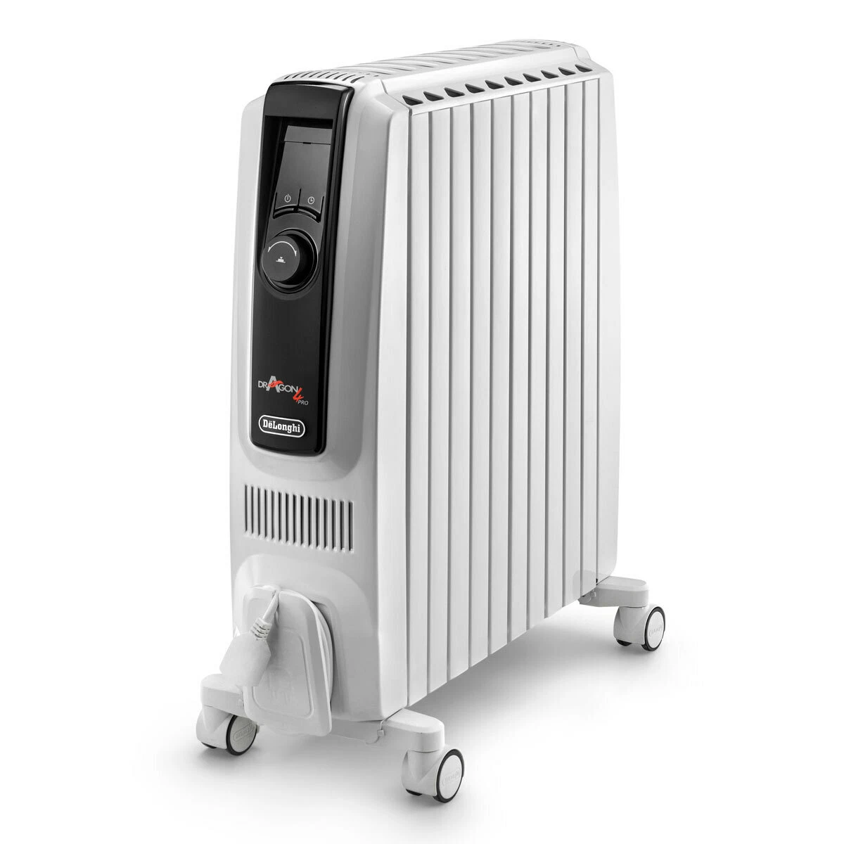 De'Longhi Dragon 4 Pro 2000W Oil Filled Radiator LED Heater + Anti-frost u0026  Timer | eBay