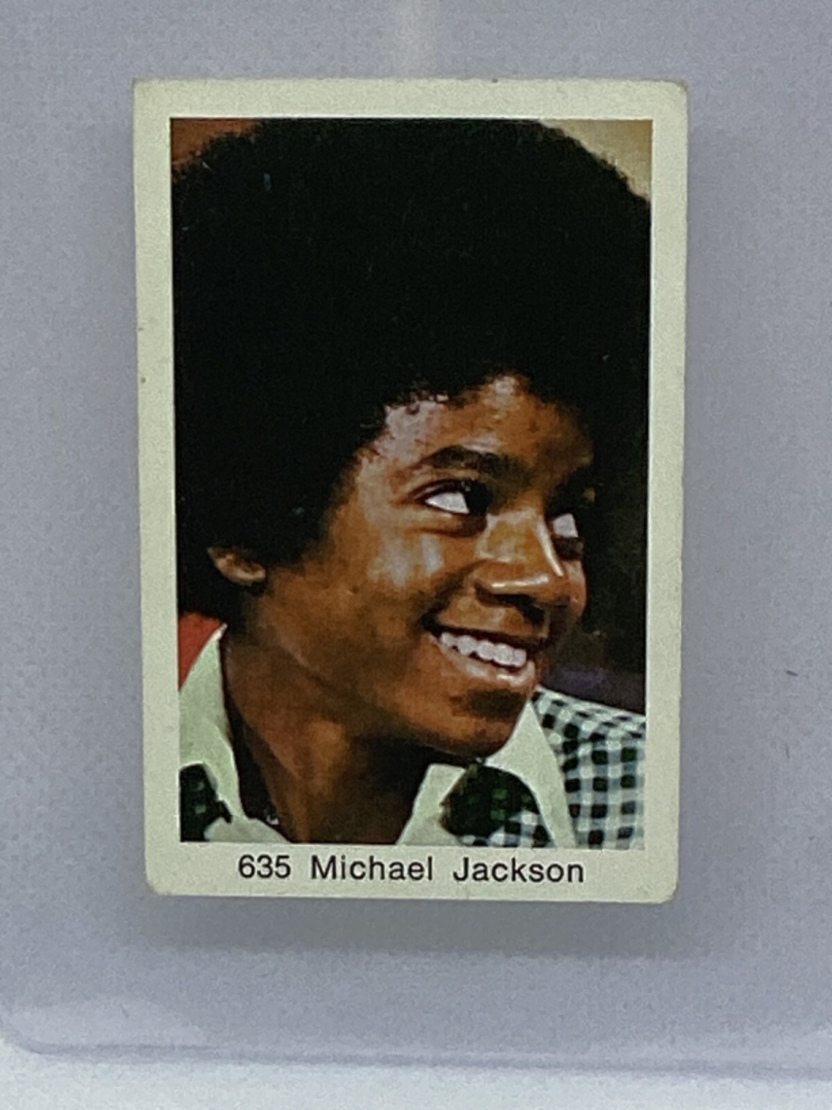 1974-81 Swedish Samlarsaker #635 Michael Jackson