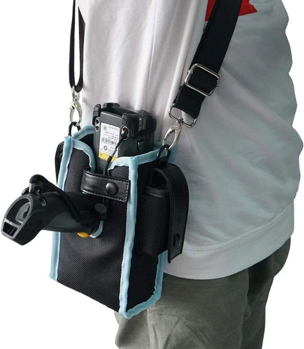 For Zebra MC9000 MC9060 MC9090 MC9300 MC92N0 Belt Holster Case w/ Shoulder Strap - Bild 5 von 8