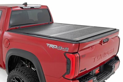 Rough Country Low Profile Bed Cover 5'7'' Bed Cargo Mgmt for Toyota Tundra 22-25