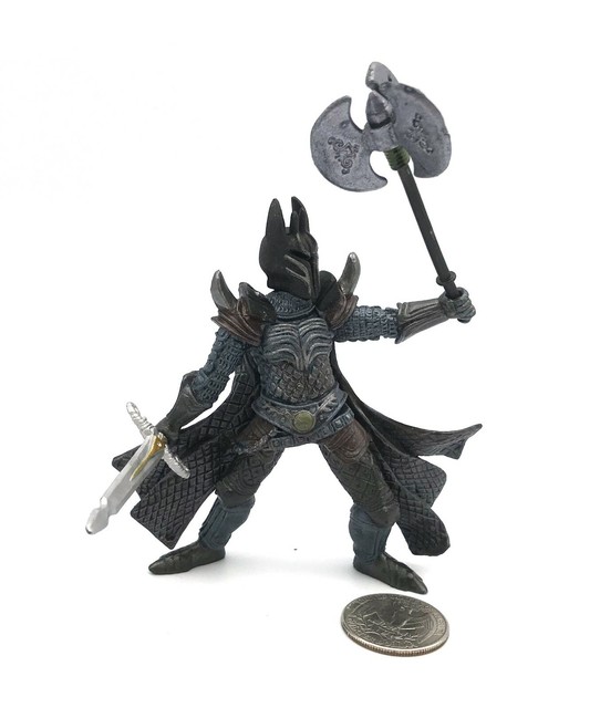 2006 PAPO Knight Templar with Triple Battle Axe & Sword Warrior Figure | eBay