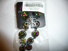 Paparazzi Drippin' In Starlight Oil Spill Earrings~ Jewerly