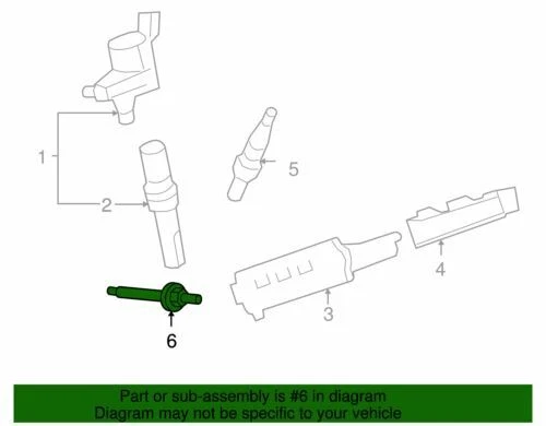 Novo fabricante de equipamento original Ford 2004-2010 E-350 Super Duty F-250 SD plugue de brilho diesel 4C3Z-12A342-AA - Imagem 2 de 2