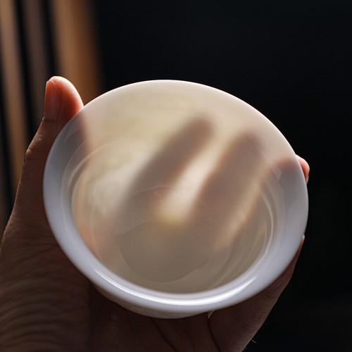On Big Sales Porcelain Gaiwan White China Tureen Dragon Phoenix Relief Cup Bowl - Picture 5 of 14