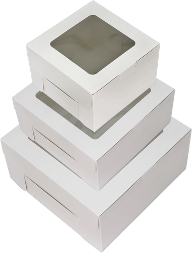 Buy White Cake Box With Window 6 8 10 Inch Easter Birthday Cake Graze Boxes Online In Indonesia 274637333027