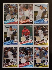 2020 Topps Series 1 1985 TOPPS RELIC You Pick From List
