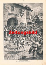d 2162 Fritz Bergen Schellenschlatz Tirol Karnawał Użytek karnawałowy Druk 1899!
