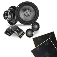 NVX XSP65KIT 200W RMS 6.5" X-Series 2-Way Component Speakers with Sound Damping