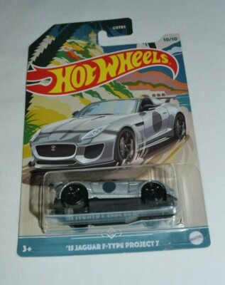 HOT WHEELS CONVERTIBLE SERIES - ' 15 JAGUAR F-TYPE PROJECT 7 GRAY
