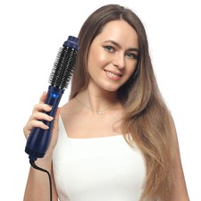 Hair Dryer Brush, 4-in-1 Hot Air Straightener, Curler Function - Round