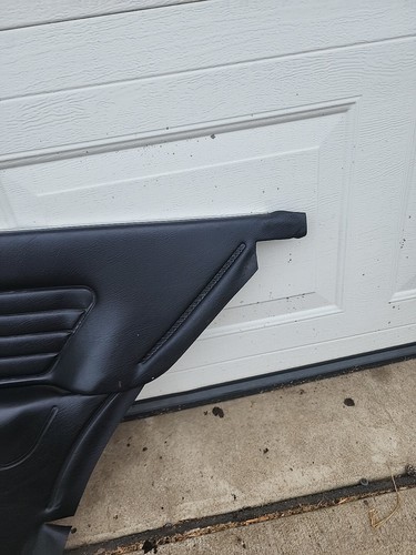 1984-1991 BMW E30 325I Coupe RIGHT REAR PANEL CARD Door Pull Handle BLACK 55 - Picture 4 of 9