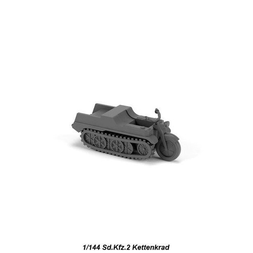 Armory Models AR M14202 - 1/144 SdKfz2 Kettenkrad German WWII tracked motorcycle - Picture 2 of 12