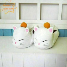Warm Slippers FF14 Final Fantasy 14 MOOGLE Cosplay Shoes Cute Costume Props Gift