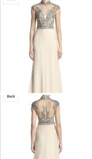terani couture dress NWOT Terani Couture Cap Sleeve Evening Bridal Prom Gown