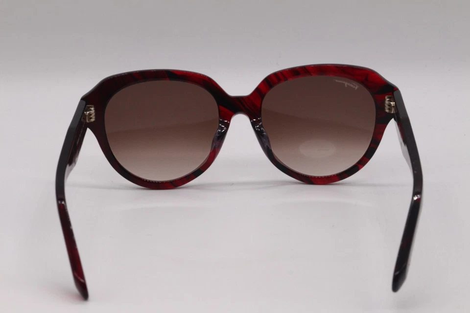 ÓCULOS DE SOL SALVATORE FERRAGAMO SF 906SA 645 GRADIENTE VIOLETA AUTÊNTICO 54-18 - Imagem 4 de 4